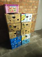 10 boîtes à bananes avec jouets + 1 boîte de cubes, Enlèvement