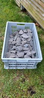 Basalt stenen, Tuin en Terras, Ophalen, Nieuw, Antraciet, Kei