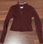 Bordeaux, long sleeve, high neck top, Kleding | Dames, Topjes, Ophalen of Verzenden, Zo goed als nieuw