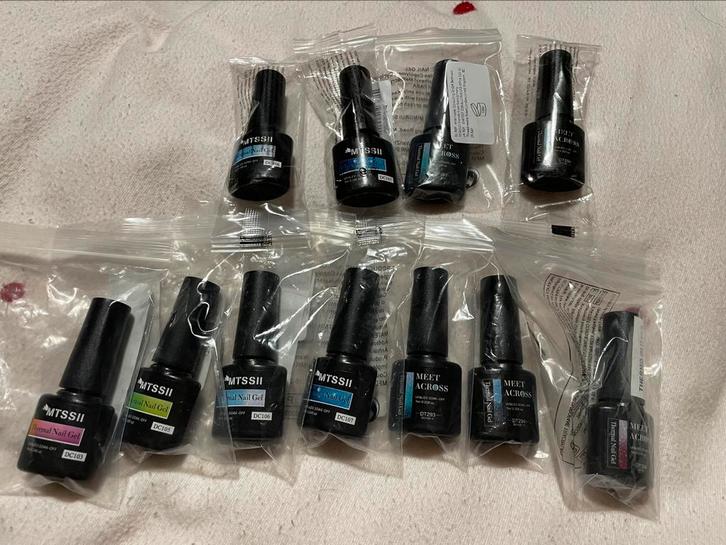 Thermo nagel gel met of zonder glitter, Handtassen en Accessoires, Uiterlijk | Cosmetica en Make-up, Nieuw, Handen en Nagels, Ophalen of Verzenden