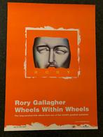 Poster Rory Gallagher - Wheels Within Wheels, Ophalen of Verzenden, Zo goed als nieuw