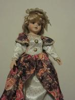 Mooie, porseleinen pop - blonde haren - vintage, Ophalen of Verzenden, Gebruikt, Pop