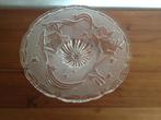 prachtige glazen fruitschotel met engelen, Antiek en Kunst, Ophalen of Verzenden