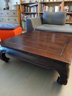 Table salon opium teck 100x100, Huis en Inrichting, Tafels | Salontafels, Ophalen, Gebruikt, 50 tot 100 cm, 50 tot 100 cm