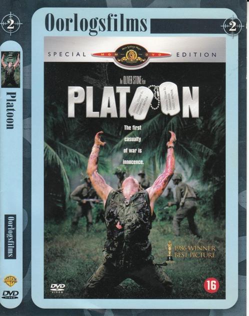 Platoon (1986) Charlie Sheen - Tom Berenger, Cd's en Dvd's, Dvd's | Actie, Zo goed als nieuw, Oorlog, Vanaf 12 jaar, Ophalen of Verzenden