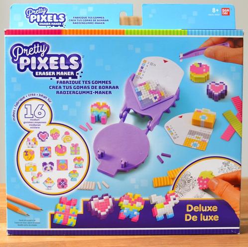 BANDAI DELUXE PRETTY PIXELS GOM MAKER, Kinderen en Baby's, Speelgoed | Educatief en Creatief, Knutselen, Ophalen of Verzenden