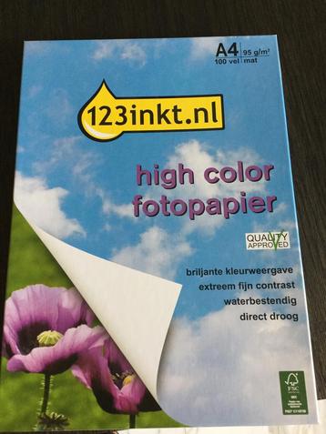 Foto papier, geen glossy , inktpapier  