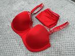 BH Marlies Dekkers 70E + slip. PERFECTE STAAT., Kleding | Dames, Ondergoed en Lingerie, Ophalen of Verzenden, Rood, BH
