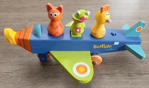 Boikido/houten vliegtuig BoiKido airlines, Kinderen en Baby's, Speelgoed | Houten speelgoed, Gebruikt, Ophalen of Verzenden