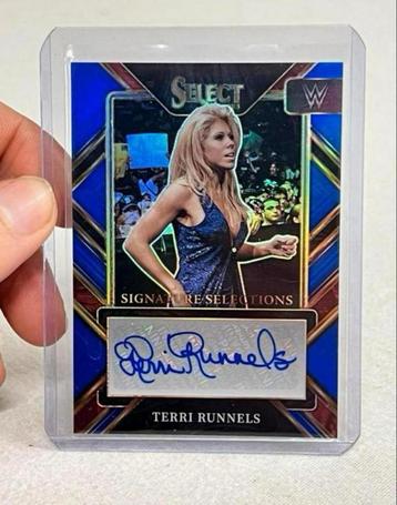 Panini Select WWE Terri Runnels 2023 éd limitée + autographe