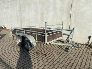 Bw trailer bakwagen 255x131cm 750kg tandem-as