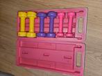 Gewichten / Halter set, Sport en Fitness, Fitnessmaterialen, Ophalen, Zo goed als nieuw