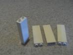 4 witte Lego brikken, Ophalen of Verzenden, Gebruikt, Losse stenen, Lego