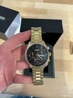 Horloge Hugo Boss goudkleur in perfecte staat!, Overige merken, Staal, Ophalen of Verzenden, Staal