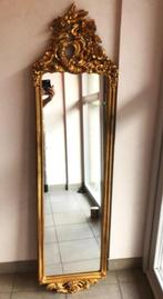 Grand miroir baroque en métal doré avec écusson H 150 😍💑💎, Moins de 50 cm, 100 à 150 cm, Enlèvement ou Envoi, Autres formes