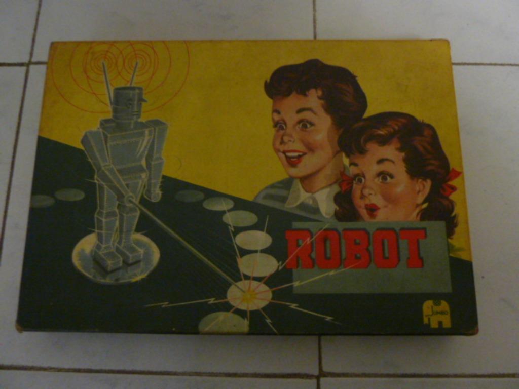 Jeu de table ROBOT très ancien (1950) de JUMBO, Antiquités & Art, Enlèvement ou Envoi