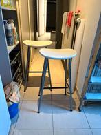 2 witte barkrukken, Ophalen, Zo goed als nieuw