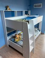 Emob boekenkast stapelbed in uitstekende staat, Ophalen, 90 cm, Wit, Tweepersoons