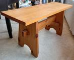 Robuuste houten bank, Ophalen