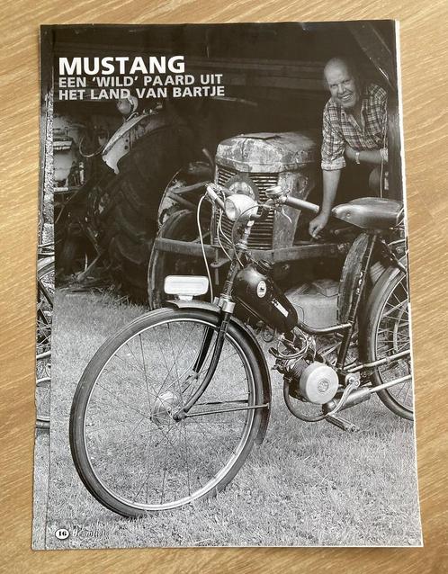 Unieke Map met documentatie Mustang bromfiets Brommers, Fietsen en Brommers, Handleidingen en Instructieboekjes, Zo goed als nieuw