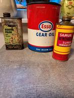 Lot de 3 anciens bidons olieblink