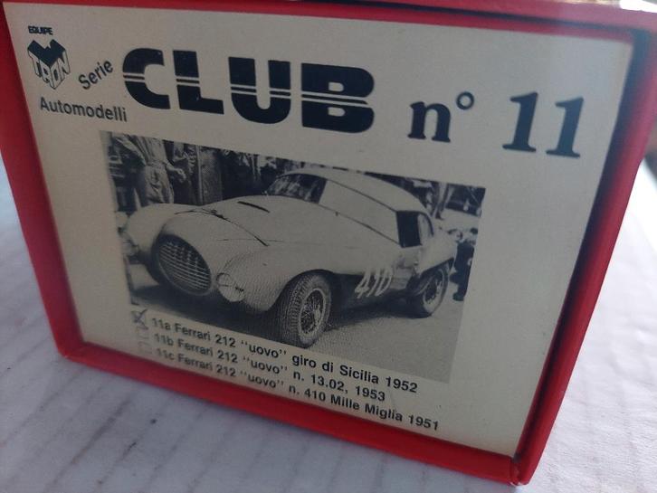 AMR Ferrari 212 uovo 1952, Hobby en Vrije tijd, Modelauto's | 1:43, Zo goed als nieuw, Auto, Overige merken, Ophalen of Verzenden