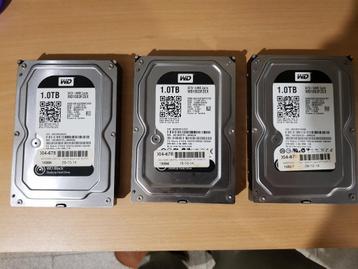 3X Western digital WD black 1TB beschikbaar voor biedingen