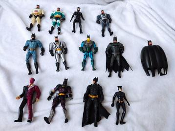 Batman diverses figurines de Batman (principalement animées)