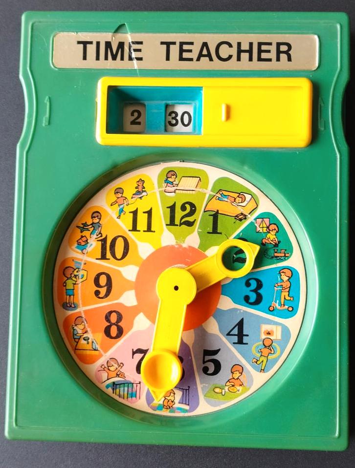 Jouet vintage « Time teacher », Collections, Jouets, Utilisé, Enlèvement ou Envoi