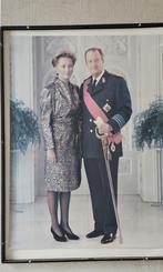 RYL #28 - STAATSIEPORTRET ALBERT II EN PAOLA, Verzamelen, Koningshuis en Royalty, Ophalen of Verzenden, Gebruikt, Kaart, Foto of Prent