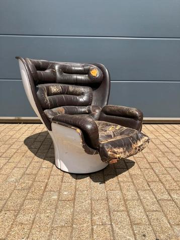 Originele 1e editie Comfort Joe Colombo Elda Chair beschikbaar voor biedingen