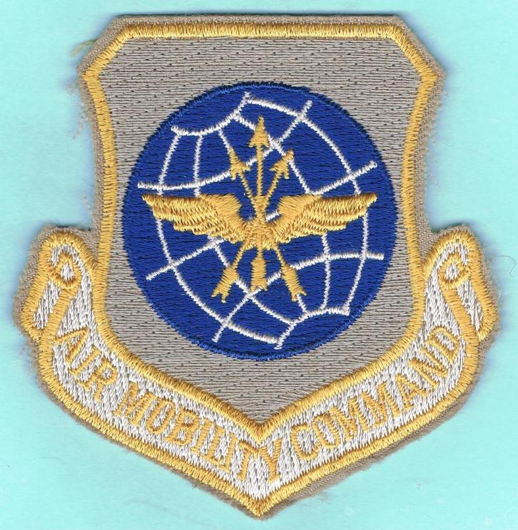 US Airforce Air Mobility Command ( A14 ), Verzamelen, Militaria | Algemeen, Luchtmacht, Embleem of Badge, Ophalen of Verzenden