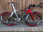 Triathlon fiets Moozes, Fietsen en Brommers, Ophalen, Gebruikt, Carbon