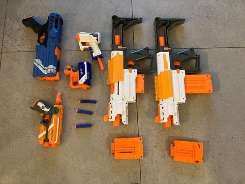 Nerf guns (6), Kinderen en Baby's, Speelgoed | Buiten | Actiespeelgoed, Gebruikt, Ophalen