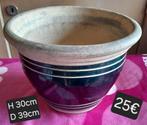 geglazuurde bloempot, Tuin en Terras, Ophalen, Gebruikt