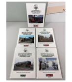 Historique locomotives à vapeur des chemins fer, vol. 1-5, Enlèvement ou Envoi, Comme neuf, Train, Livre ou Revue