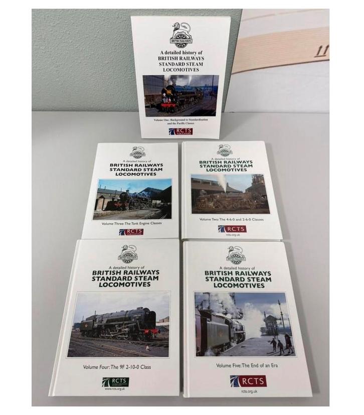 Historique locomotives à vapeur des chemins fer, vol. 1-5, Collections, Trains & Trams, Comme neuf, Train, Enlèvement ou Envoi