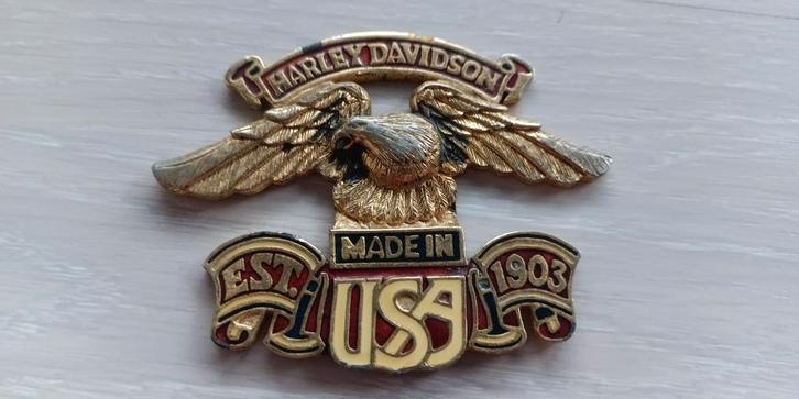 Emblème Harley Davidson vintage, Motos, Pièces | Harley-Davidson, Utilisé, Enlèvement ou Envoi