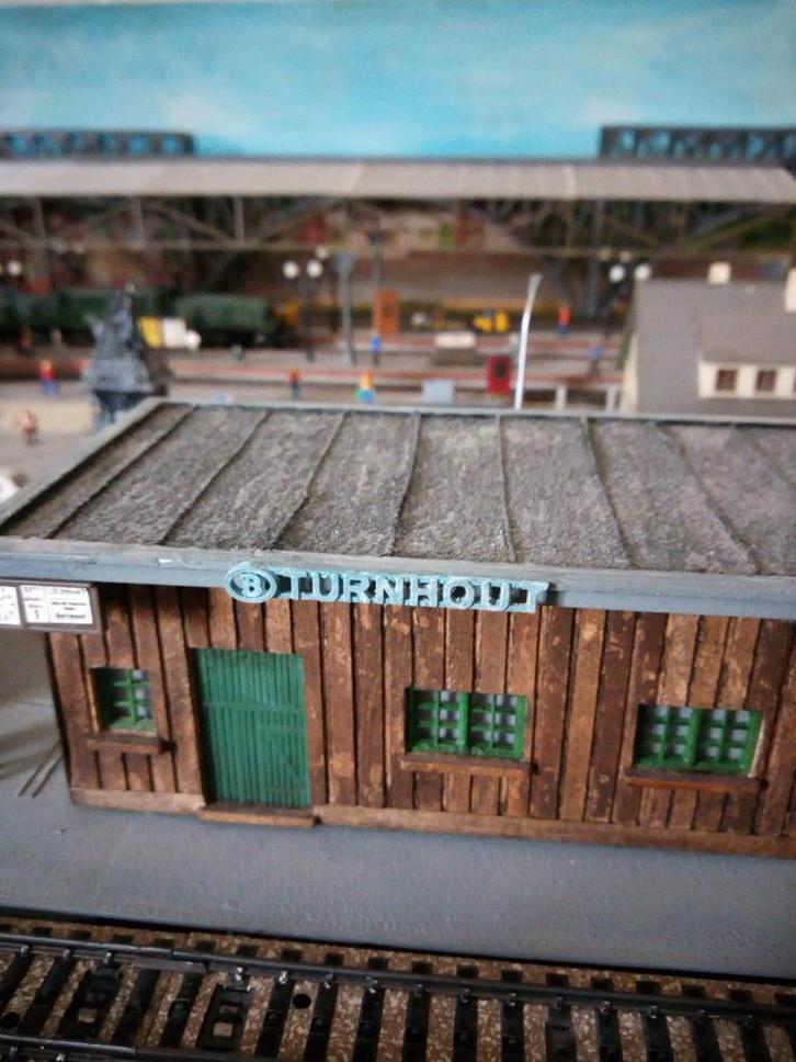 Échelle de plaque signalétique NMBS ho //n ou 1, Hobby & Loisirs créatifs, Trains miniatures | HO, Comme neuf, Pont, Tunnel ou Bâtiment