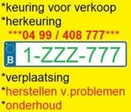 z platen, transport, keuring voor verkoop, Ophalen