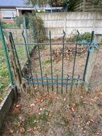 Gietijzeren poort groen, Tuin en Terras, Ophalen, Gebruikt, IJzer, Tuinhek