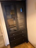 Vitrine ikea couleur brune, Huis en Inrichting, Kasten | Vitrinekasten, Zo goed als nieuw, 150 tot 200 cm, 25 tot 50 cm, Met deur(en)