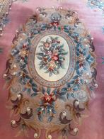 Handgeknoopte echte chinese tapijt . 100% wol ., Antiquités & Art, Enlèvement