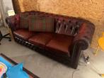 Chesterfield zetel bordeaux, Huis en Inrichting, Zetels | Zetels, Ophalen, Gebruikt, 150 tot 200 cm, Chesterfield