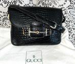 Sac GUCCI cuir de crocodile noir TB état, Bijoux, Sacs & Beauté, Sacs | Sacs à bandoulière, Noir, Cuir