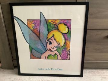 Walt Disney Tinkerbell glazen sierkader (70x64 cm) beschikbaar voor biedingen