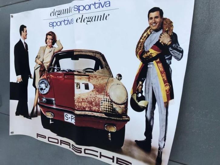 Porsche Poster Canvas, Verzamelen, Posters, Ophalen