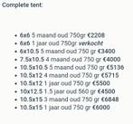 Jong gebruikte stretchtenten te koop, Tuin en Terras, Partytenten, Ophalen of Verzenden, Zo goed als nieuw