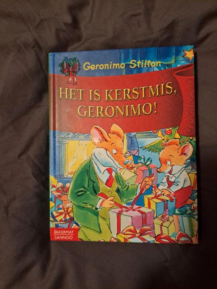 Geronimo Stilton - Het is Kerstmis, Geronimo, Boeken, Kinderboeken | Jeugd | onder 10 jaar, Zo goed als nieuw, Ophalen