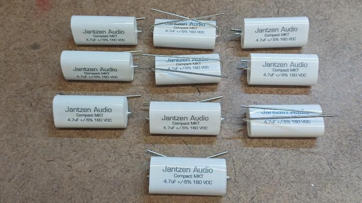 Diverse Jantzen audio Mkt condensators voor x-over nieuw, Audio, Tv en Foto, Luidsprekerboxen, Nieuw, Front, Rear of Stereo speakers